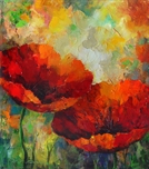 Picture of Poppies in Red