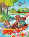 Picture of Bears Canoeing - Hidden Objects