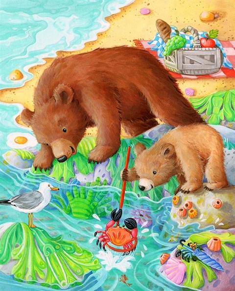 Picture of Bears Seaside - Hidden Objects
