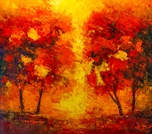 Picture of Untitled (Fiery Forest)