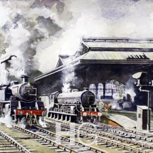 Departure of a "Local". Leeds City East. c1960