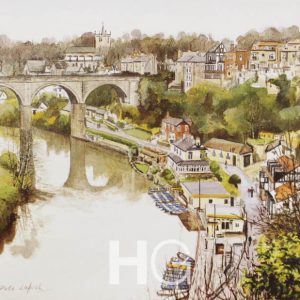 A stroll by the river. Knarersborough