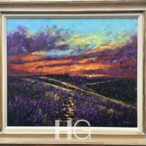 Cow and Calf Sunset, Ilkley